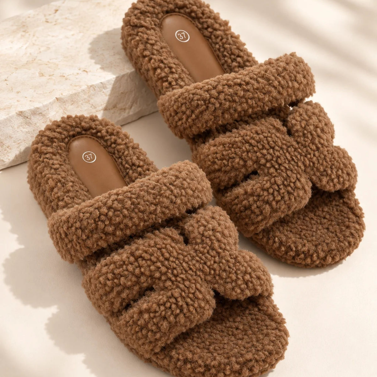 Pantofole Teddy Mod H Brown