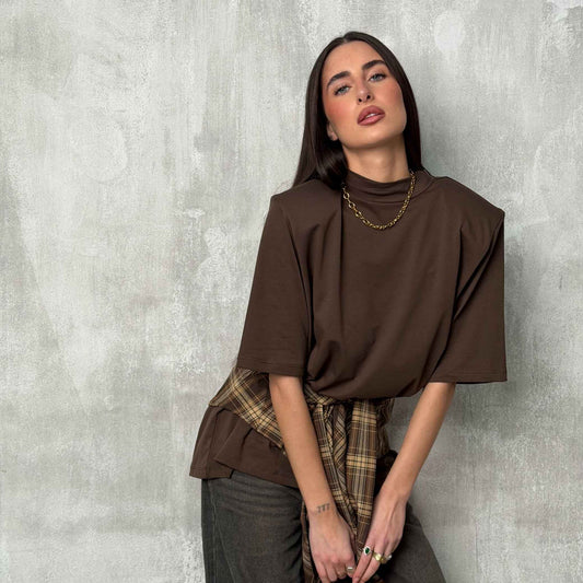 Maxi Maglia brown