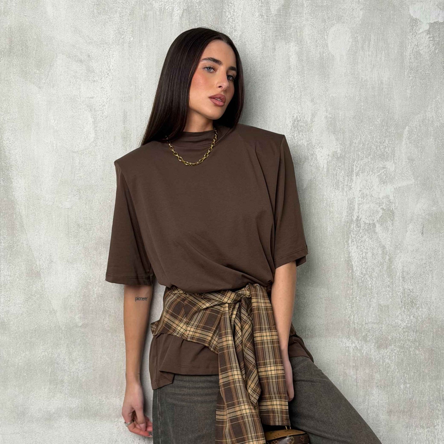 Maxi Maglia brown
