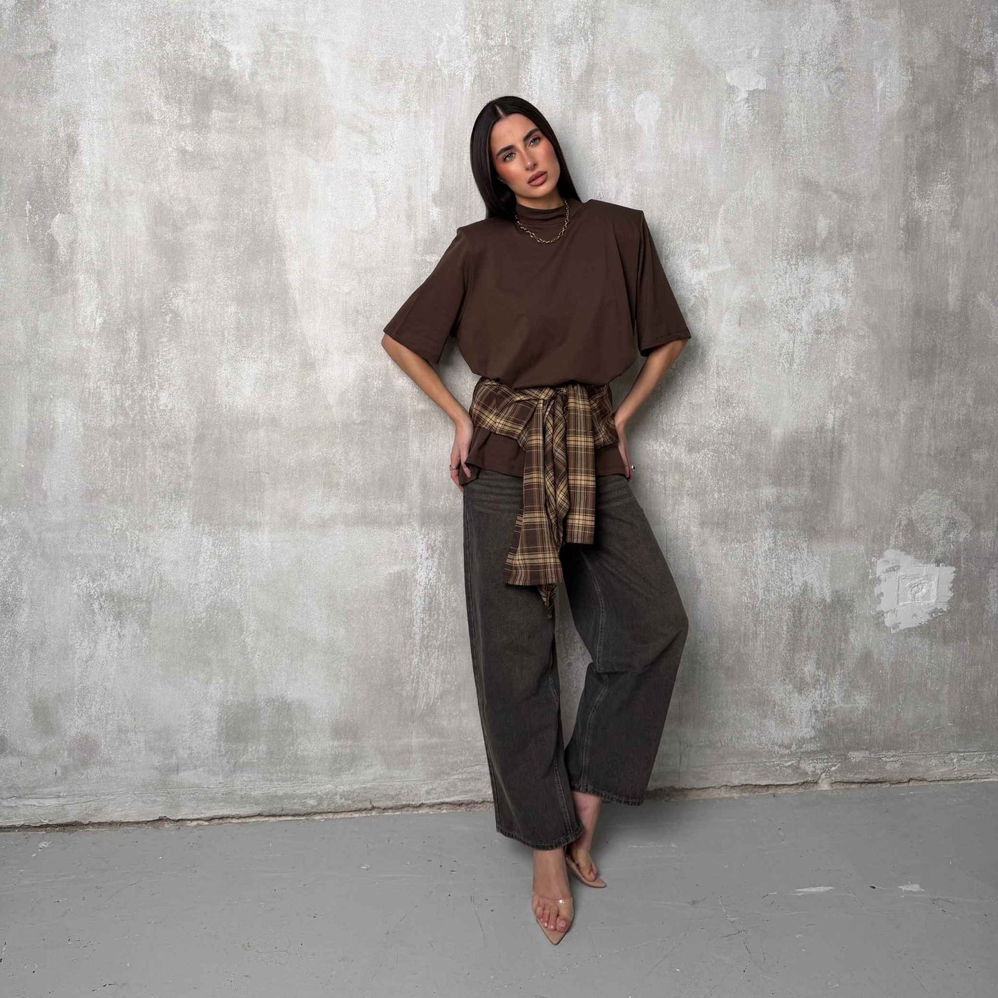 Maxi Maglia brown