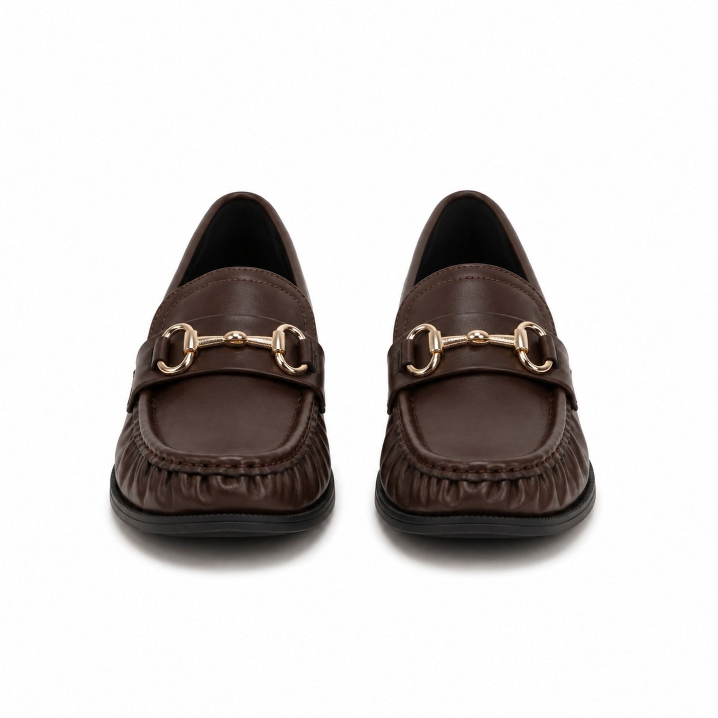 Mocassino in pelle marrone