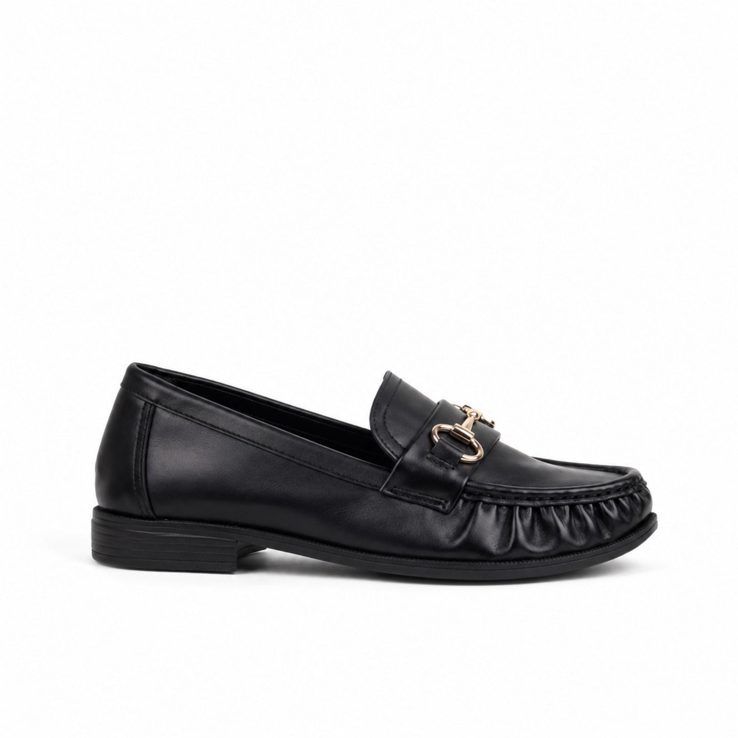 Mocassino in pelle nero
