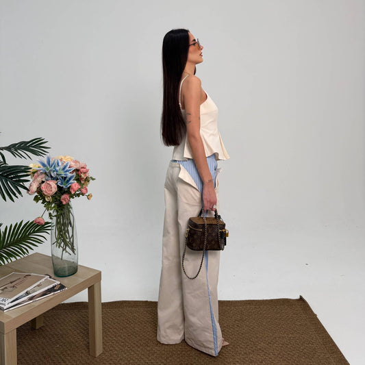 Pantalone wide leg Lumina