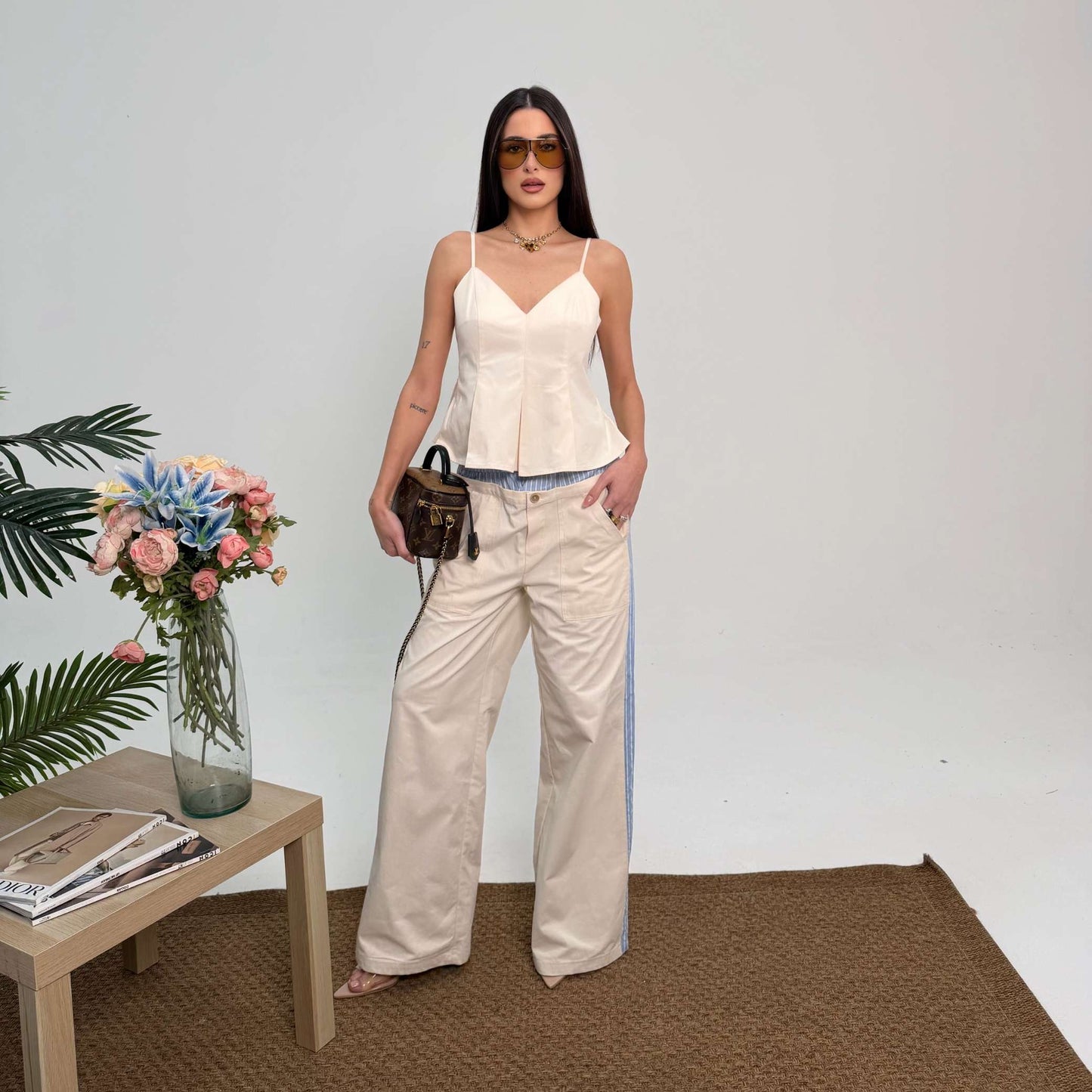 Pantalone wide leg Lumina