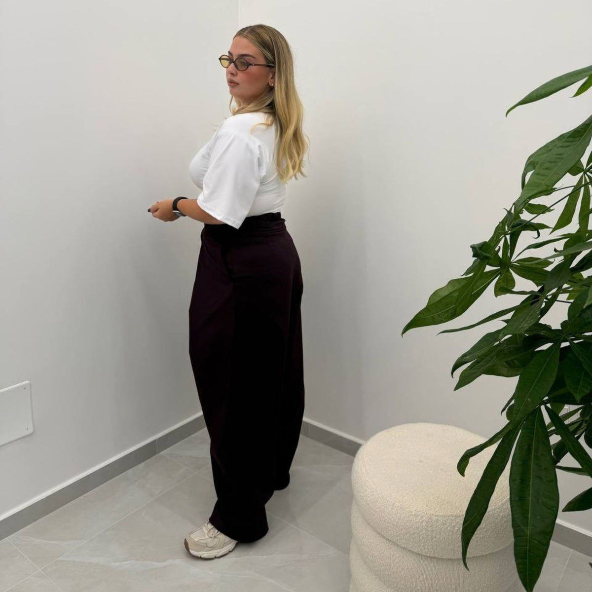 Pantalone Mod Z Bordeaux