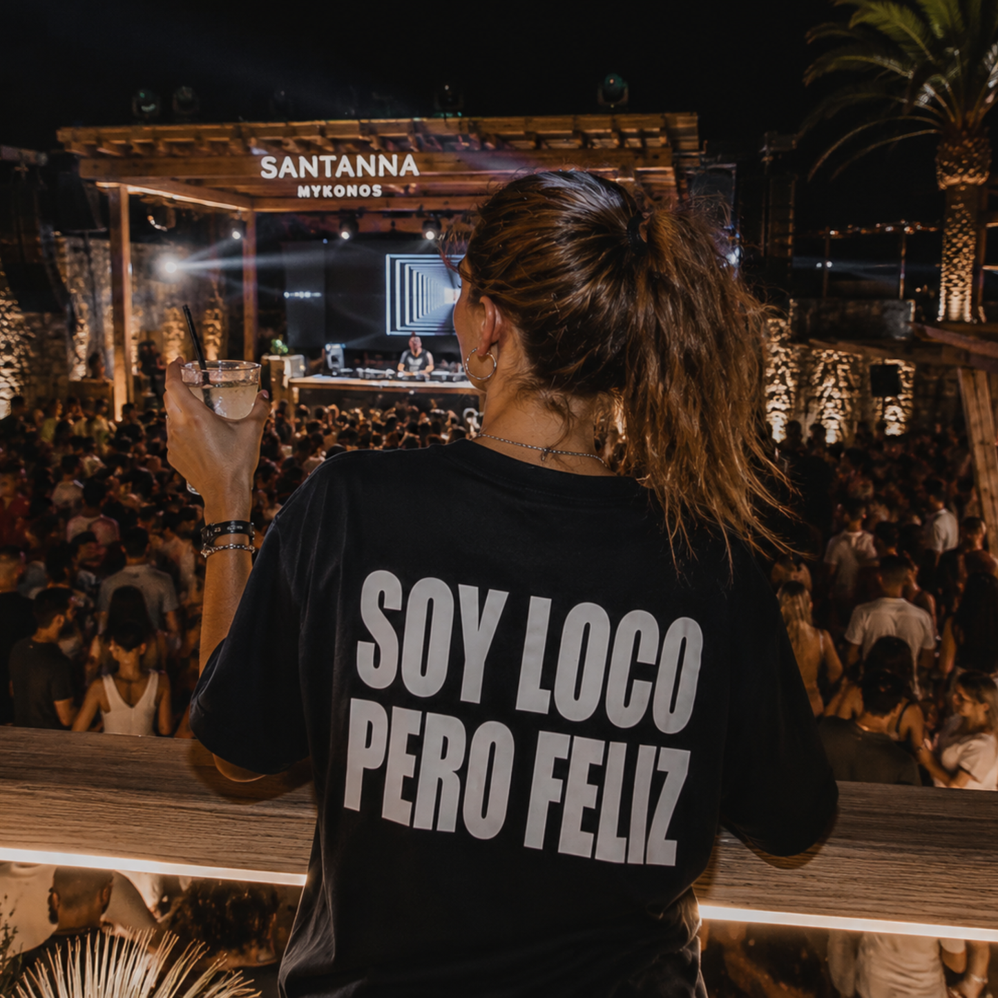 T-Shirt Soy Loco Pero Feliz