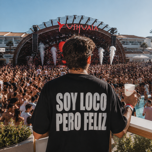 T-Shirt Soy Loco Pero Feliz