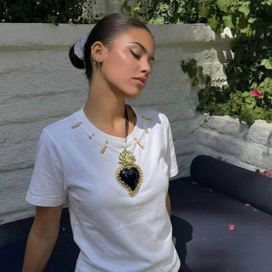 T-Shirt Lumina Sacro Cuore Black
