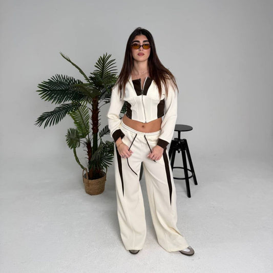 Cordset Bicolor White