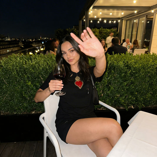 T-Shirt Cuore Sacro Rosso