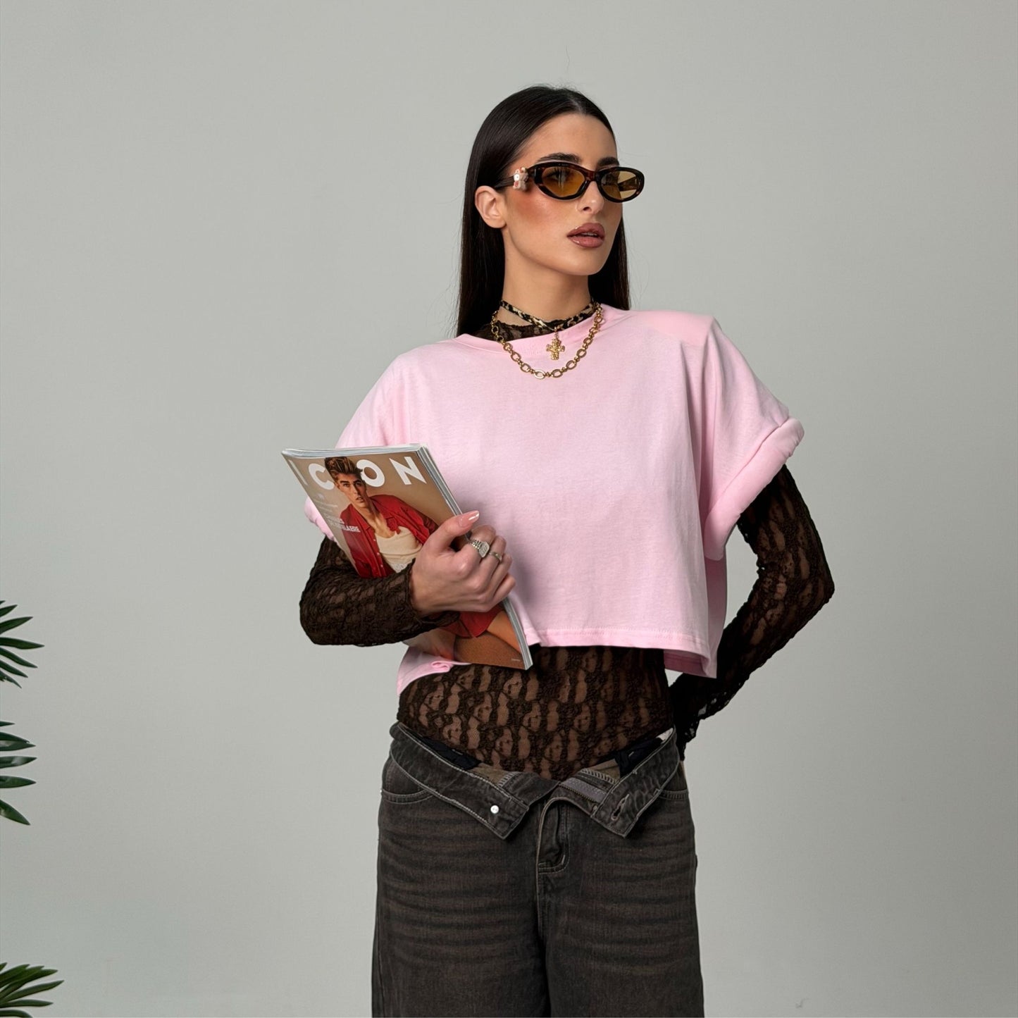 T-Shirt Crop Pink