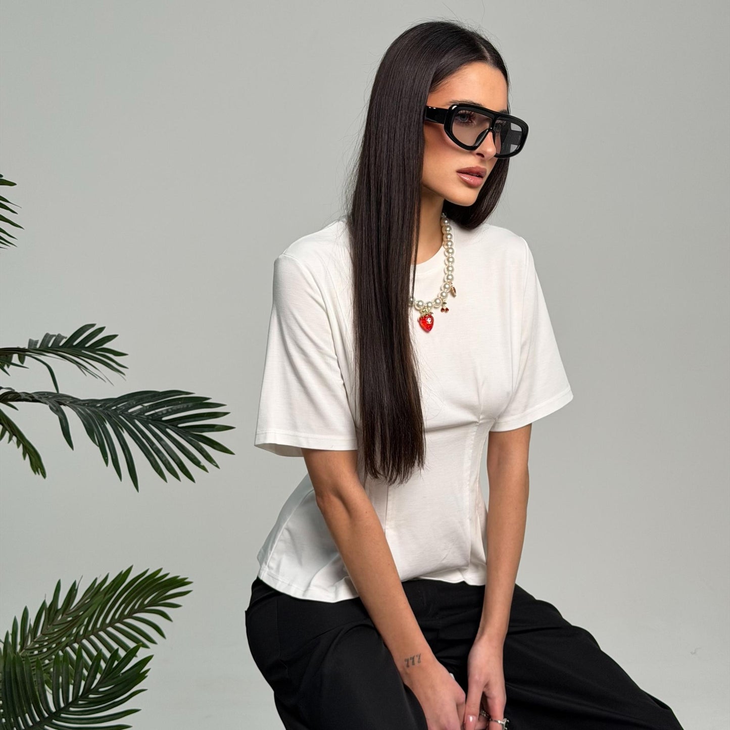 T-Shirt Crop Lumina