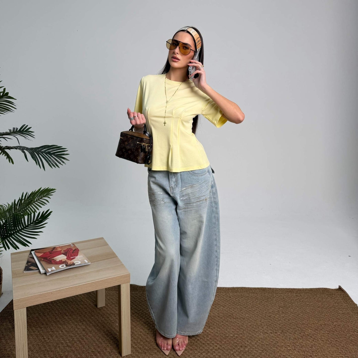 T-Shirt Crop Lumina