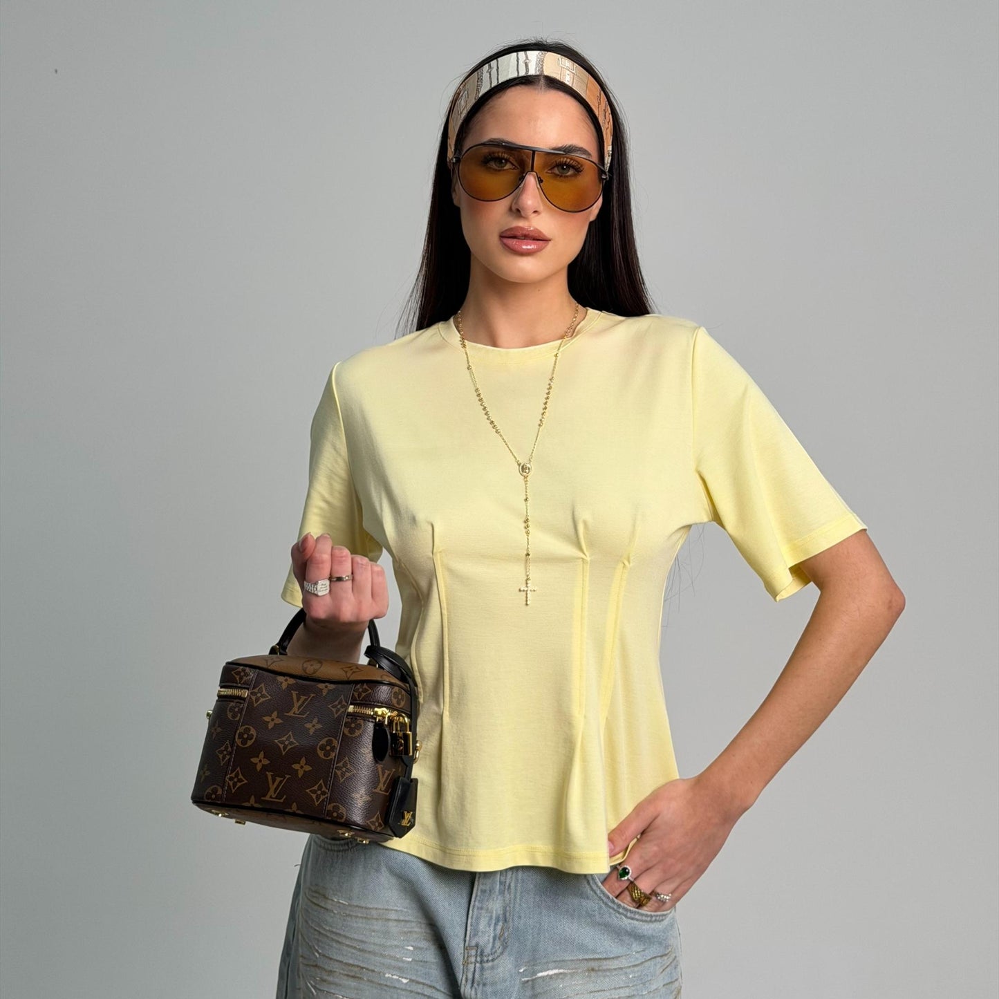 T-Shirt Crop Lumina
