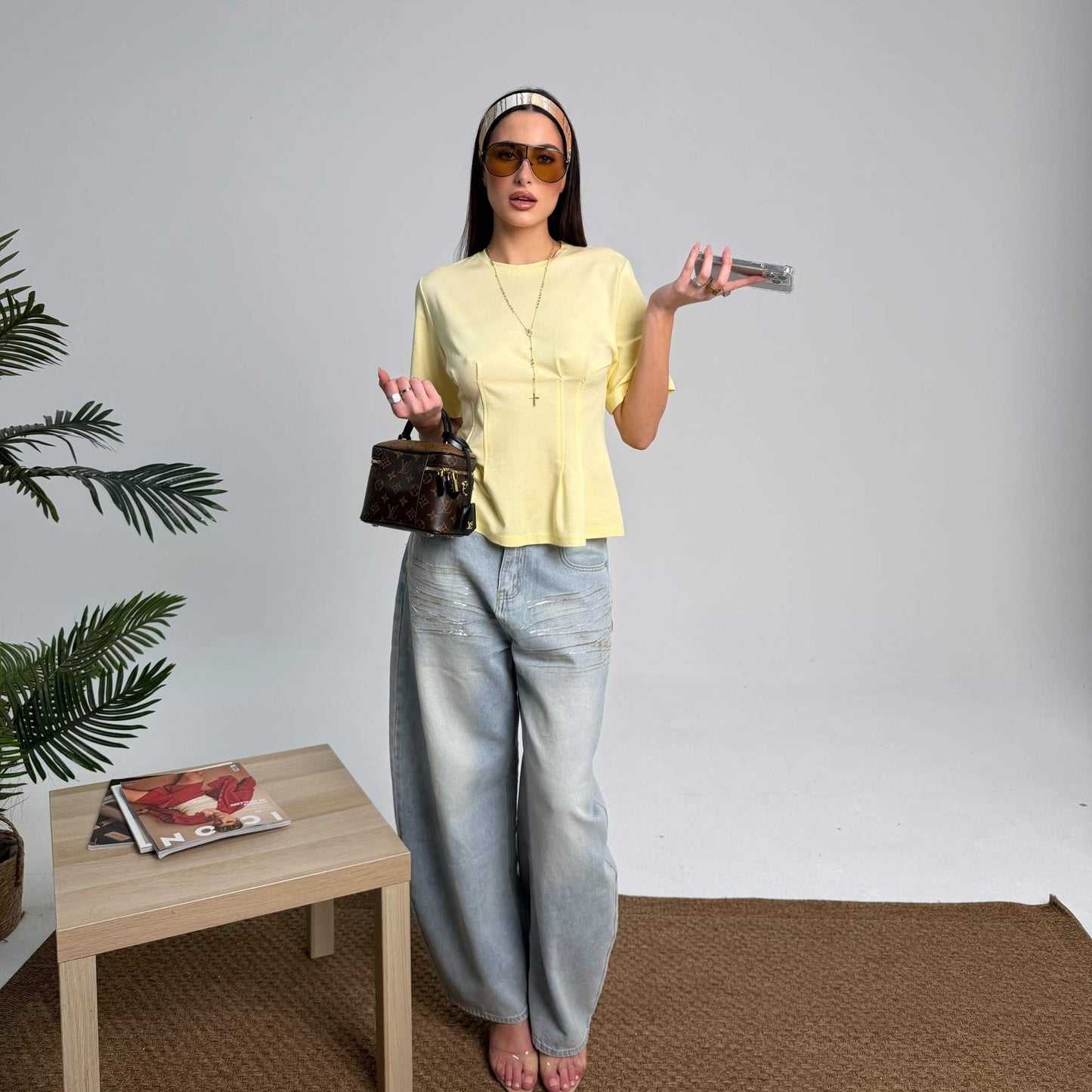 T-Shirt Crop Lumina